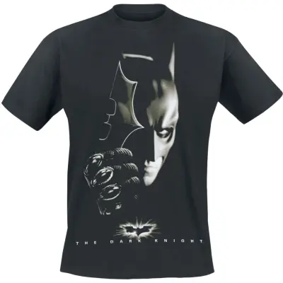 Batman - DC Comics T-shirt - The Dark Knight Grey Poster - M 3XL - för Herr - svart