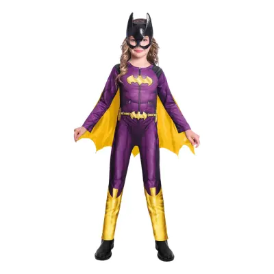 Batgirl Comic Barn Maskeraddräkt - X-Small
