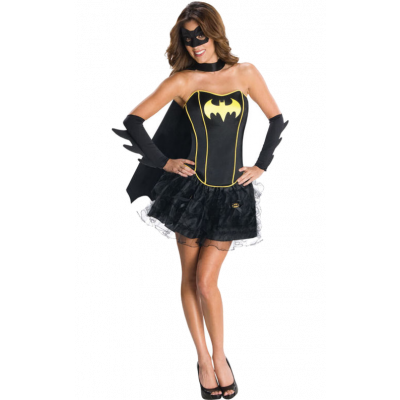 Batgirl Korsett Maskeraddräkt M