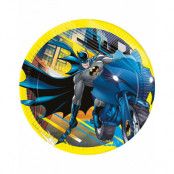 8 st papptallrikar 23 cm - Batman