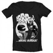 Arrrgh - Wrong Number Wide Neck Tee, Wide Neck T-Shirt