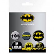 Batman Badges Knappar 6-pack