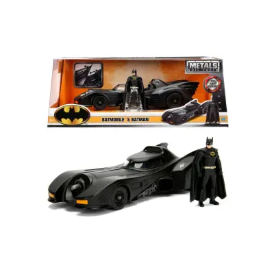 Batman Batmobile med figur Metall 1:24