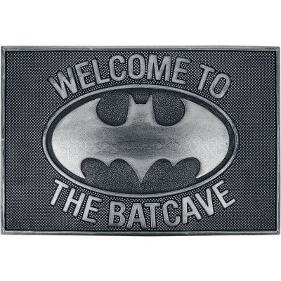 Batman - DC Comics Dörrmatta - Enter The Batcave - för None - svart/grå