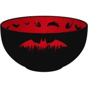 Batman - DC Comics Djup tallrik - för None - svart/röd