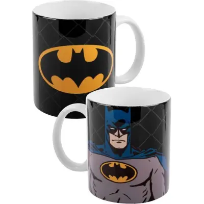 Batman - DC Comics Mugg - Batman - Logo - för None - flerfärgad