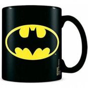 Batman - DC Comics Mugg - Logo - för  svart/gul