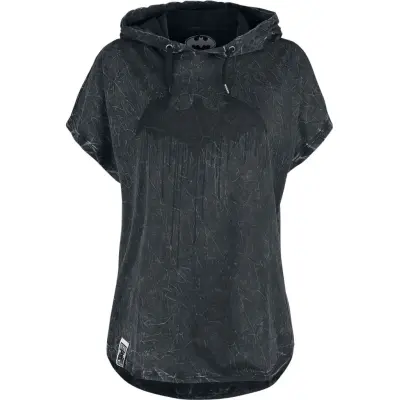 Batman - DC Comics T-shirt - Bat-Logo - S - för Dam - mörkgrå