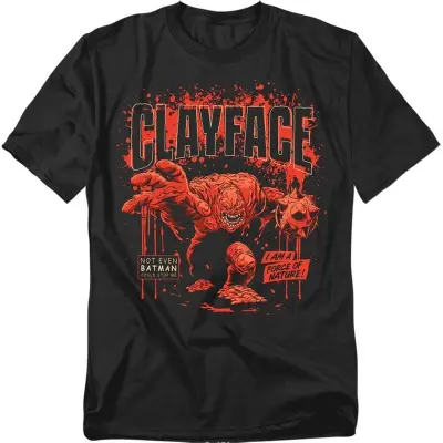 Batman - DC Comics T-shirt - Clayface Force Of Nature - M 5XL - för Herr - svart