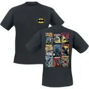 Batman - DC Comics T-shirt - Comic Book Covers - M 3XL - för Herr - svart