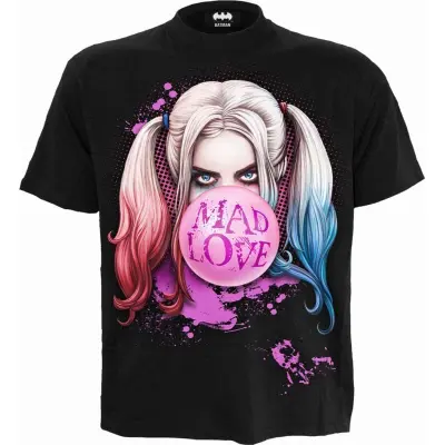 Batman - DC Comics T-shirt - Harley Quinn - Mad Love - S XXL - för Dam - svart