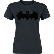 Batman - DC Comics T-shirt - Inked Logo - L XXL - för Dam - svart