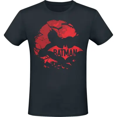 Batman - DC Comics T-shirt - Red Circle - S XL - för Herr - svart