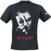 Batman - DC Comics T-shirt - The Dark Knight - Why So Serious? - S XXL - för Herr - svart