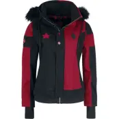 Batman - DC Comics Vinterjacka - Harley Quinn - M XL - för Dam - svart/röd