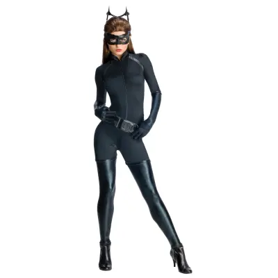 BATMAN DARK KNIGHT RISES - Catwoman Vuxen Kostym XS