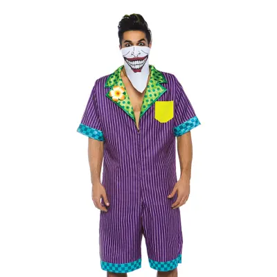 Joker Jumpsuit Deluxe Maskeraddräkt - X-Large