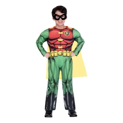 Robin Barn Maskeraddräkt - X-Small