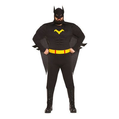 Superhjälte Svart Plus-size Maskeraddräkt - Plus-size
