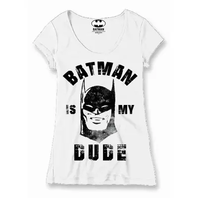 Batman - T-Shirt Batman Is My Dude - Girl (M)