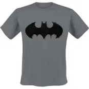 Batman T-shirt - Inked Logo - S XXL - för Herr - mörkgrå