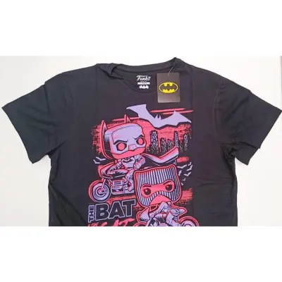 Pop! Tee: Batman - The Bat & The Cat (S)