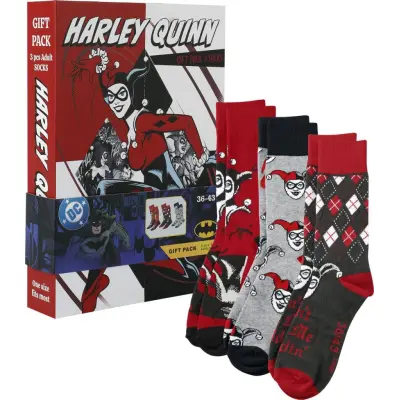 Batman - DC Comics Strumpor - Harley Quinn - one size - för  flerfärgad