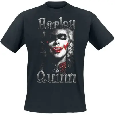 Batman - DC Comics T-shirt - Harley Quinn - Queen Of Chaos - S 5XL - för Herr - svart