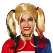 Blond Peruk med Tofsar - One size