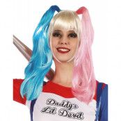 Blond Suicide Squad-inspirerad Harley Quinn Peruk