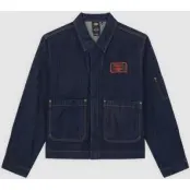 Dickies Jeansjacka - DICKIES X HARLEY DAVIDSON DENIM JACKET - S XXL - för Herr - blå