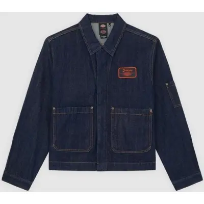 Dickies Jeansjacka - DICKIES X HARLEY DAVIDSON DENIM JACKET - S XXL - för Herr - blå