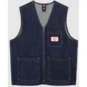 Dickies Väst - DICKIES X HARLEY DAVIDSON DENIM VEST - S XXL - för Herr - blå