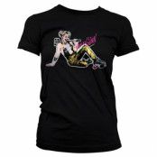 Harley Quinn Roller Skates Girly Tee, T-Shirt