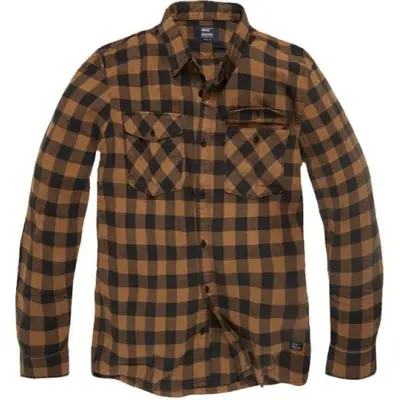 Vintage Industries Longsleeve - Harley Shirt - S 3XL - för Herr - gul/svart