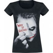 Batman - DC Comics T-shirt - The Joker - Why So Serious? - S XXL - för Dam - svart