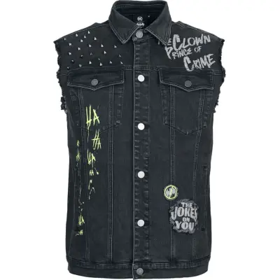 Batman - DC Comics Väst - The Joker The Clown Prince of Crime - S XL - för Herr - svart denim