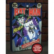 Batman och Joker Luminart - Canvasbild med Ljus 20x30 cm