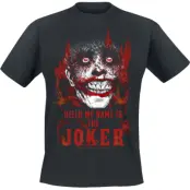 Batman T-shirt - Burn - Joker - M - för Herr - svart