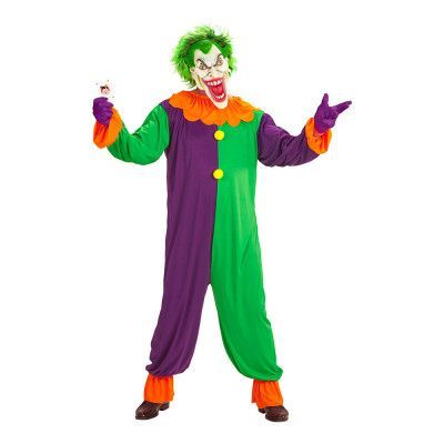 Evil Joker Clown Maskeraddräkt - Small