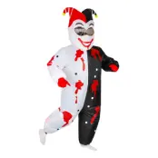 Uppblåsbar Blodig Joker Maskeraddräkt - One size