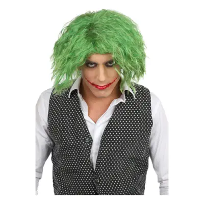 Jokern Peruk Knallgrön - One size