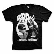 Batman Arrrgh - Wrong Number T-Shirt Svart