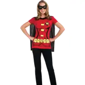 Robin T-Shirt Maskeraddräkt (Dam) L