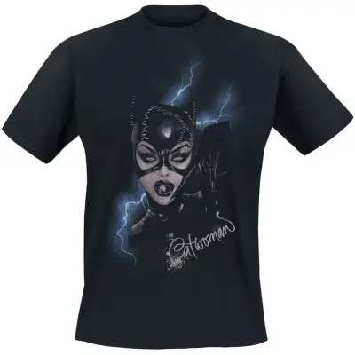Batman - DC Comics T-shirt - Catwoman - Pose - M 3XL - för Herr - svart