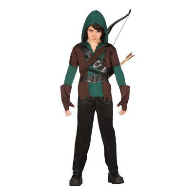 Medeltida Bågskytt Barn Maskeraddräkt - Small