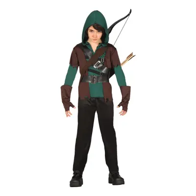 Medeltida Bågskytt Barn Maskeraddräkt - Small