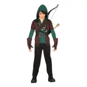 Medeltida Bågskytt Barn Maskeraddräkt - Medium